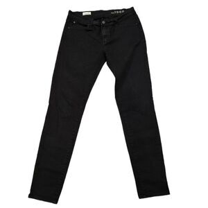 GAP Jeans Womens Size 27 Black 1969 Legging Jeans Mid Rise Stretch
